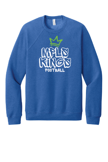 Picture of MPLS Kings BELLA+CANVAS® Unisex Sponge Fleece Raglan Sweatshirt  Logo 3
