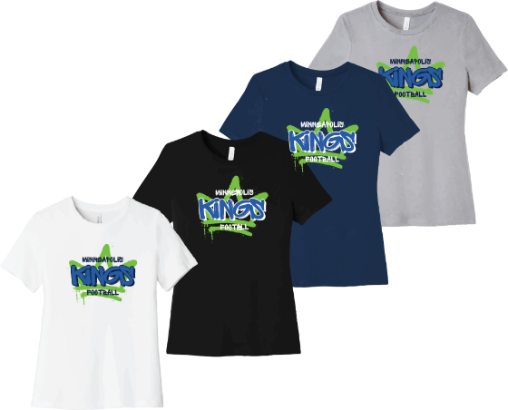 Picture of MPLS Kings BELLA+CANVAS® Women’s Relaxed Jersey Short Sleeve Tee