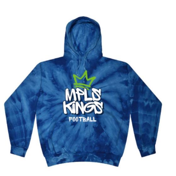 Picture of MPLS Kings Youth Tie-Dyed Hooded Sweatshirt - logo 3